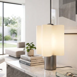 Waveform Glass Table Lamp