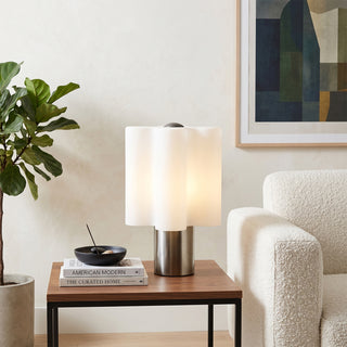 Waveform Glass Table Lamp