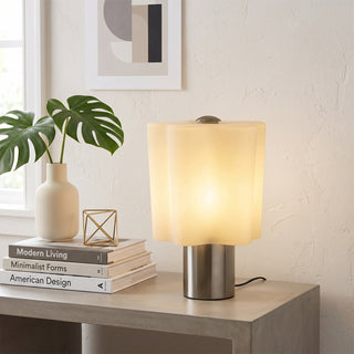 Waveform Glass Table Lamp