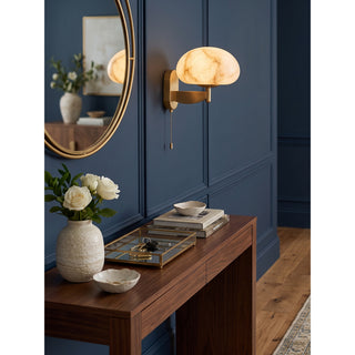 Willow Alabaster Wall Sconce