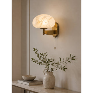 Willow Alabaster Wall Sconce