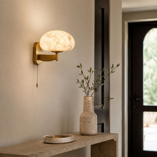 Willow Alabaster Wall Sconce