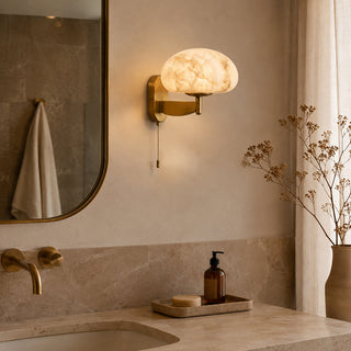Willow Alabaster Wall Sconce