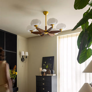 Willow Ash Wood Chandelier
