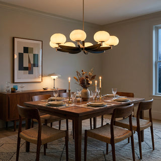 Willow Ash Wood Chandelier