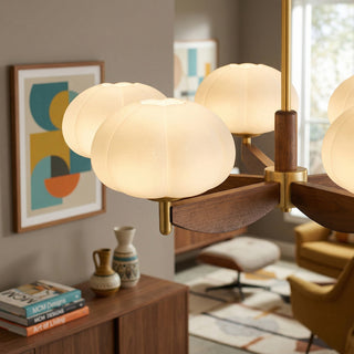 Willow Ash Wood Chandelier
