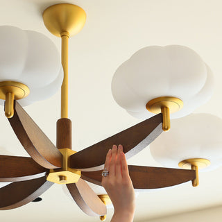 Willow Ash Wood Chandelier