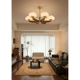 Willow Ash Wood Chandelier