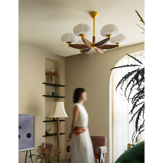 Willow Ash Wood Chandelier