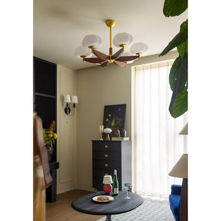 Willow Ash Wood Chandelier