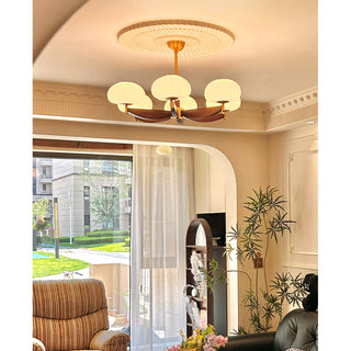 Willow Ash Wood Chandelier