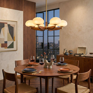 Willow Ash Wood Chandelier