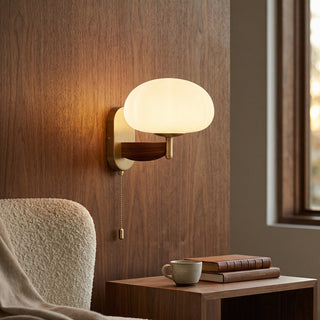 Willow Ash Wood Wall Lamp