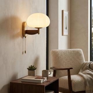 Willow Ash Wood Wall Lamp