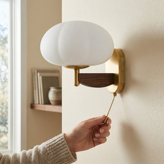 Willow Ash Wood Wall Lamp