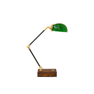 Office Gold Brass York Desk Lamp 7" - Pinlighting