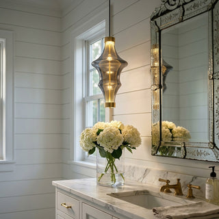 Zaelia Mesh Spindle Pendant Light