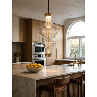 Zaelia Mesh Spindle Pendant Light