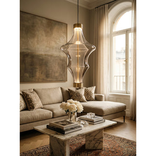 Zaelia Mesh Spindle Pendant Light