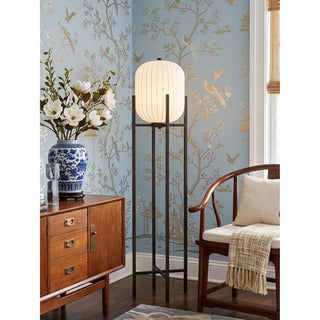 Zenith Silk Floor Lamp