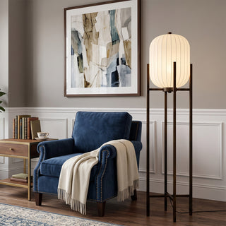 Zenith Silk Floor Lamp