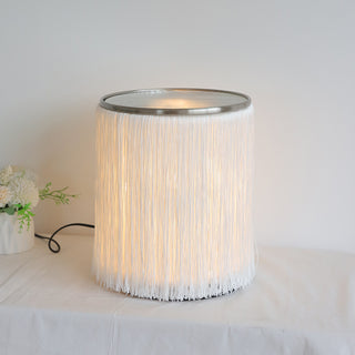 Zephyra Fringe Drum Lamp