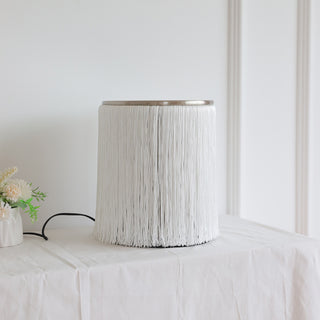 Zephyra Fringe Drum Lamp