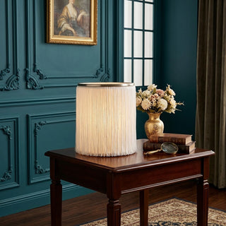 Zephyra Fringe Drum Lamp