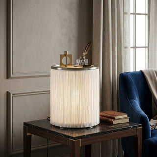 Zephyra Fringe Drum Lamp