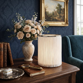 Zephyra Fringe Drum Lamp