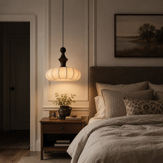 Zephyrine Silk Lantern Pendant Lamp