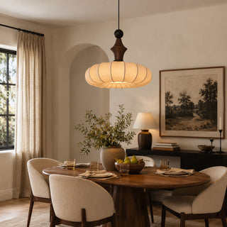 Zephyrine Silk Lantern Pendant Lamp
