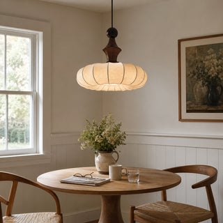 Zephyrine Silk Lantern Pendant Lamp