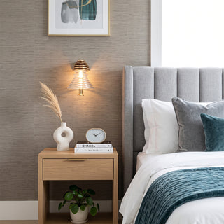 Ziggurat Stepped Glass Wall Sconce