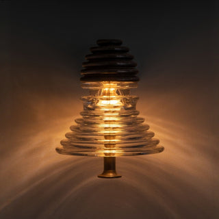 Ziggurat Stepped Glass Wall Sconce