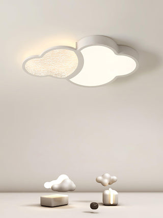 Cloudy Flush White LED Ceiling Light - Pinlighting