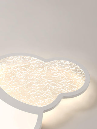 Cloudy Flush White LED Ceiling Light - Pinlighting